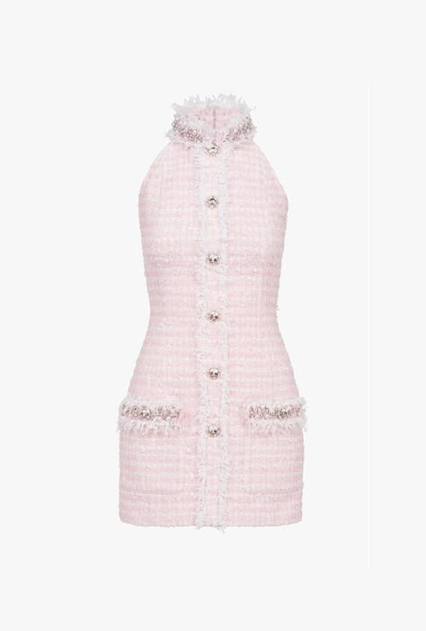 Bougie Closet, Pink Tweed Dress, Tweed Outfit, Future Videos, Pink Tweed, Tweed Dress, Looks Chic, Kpop Fashion Outfits, Stage Outfits