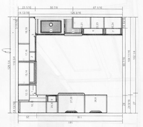 2D kitchen plan Kitchen 2d Plan, Conceptual Model Architecture, Autocad Tutorial, Kitchen Plan, Bakery Store, Kitchen Drawing, Kitchen Layout Plans, House Roof Design, Interior Architecture Drawing