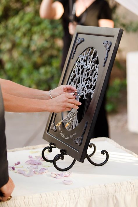 Tree Of Life Wedding, Unity Ideas, Wedding Ceremony Unity, Unity Ceremony, Wedding Unity, Sand Ceremony, Love Lock, Church Flowers, Commitment Ceremony