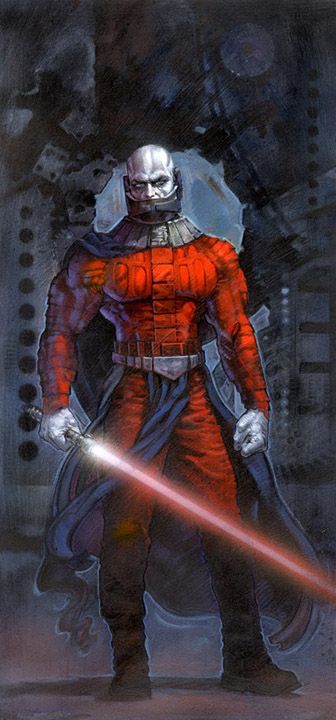 Darth Malak Darth Malak, Star Wars Sith Lords, Knights Of The Old Republic, Star Wars Illustration, Dark Lord Of The Sith, Sith Empire, Star Wars Character, Star Wars Sith, Star Wars The Old