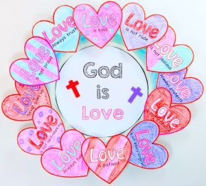 Church Valentines Crafts, Christian Valentines Crafts, Sunday School Valentines, Church Valentines, Valentines Day Crafts, Children's Church Crafts, Christian Valentines, Catholic Crafts, Sunday School Crafts For Kids