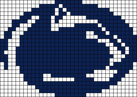 Alpha pattern #11950 | BraceletBook Eagles Perler Beads Philadelphia, Penn State Crafts, Lion Tapestry, Dinosaur Patterns, Crochet Dinosaur Patterns, Melty Bead Patterns, Philadelphia Sports, Cozy Crochet Patterns, Crochet Dinosaur