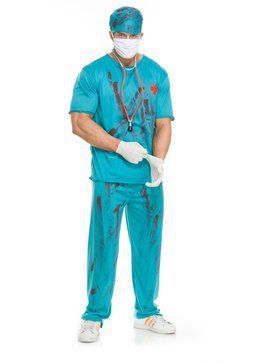 Shopping Cart Mens Doctor, Doctor Halloween Costume, Doctor Halloween, Dead Costume, Turquoise Shirt, Doctor Outfit, Zombie Costume, Nurse Costume, Doctor Costume