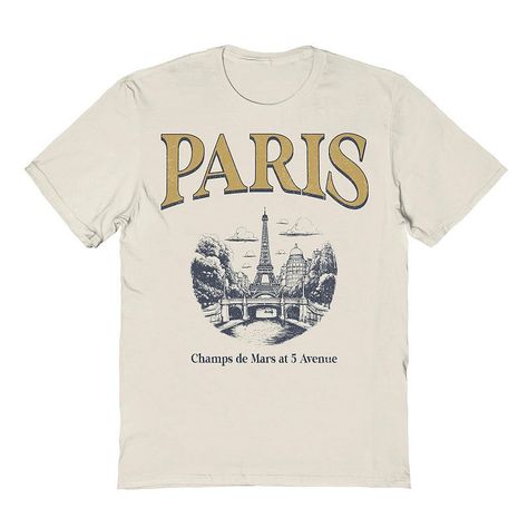 Update your wardrobe with this Men's Paris Ochre Graphic Tee. Update your wardrobe with this Men's Paris Ochre Graphic Tee. FEATURES Crewneck Short sleeveFABRIC & CARE Cotton Machine wash Imported Color: Natural. Gender: male. Age Group: adult. French Graphic Tee, Vintage Tshirt Design Graphics, Vintage Tshirt Design, Paris Tee, Graphic Tee Design, Update Your Wardrobe, Print Graphic, Witch Hazel, Hand Drawing