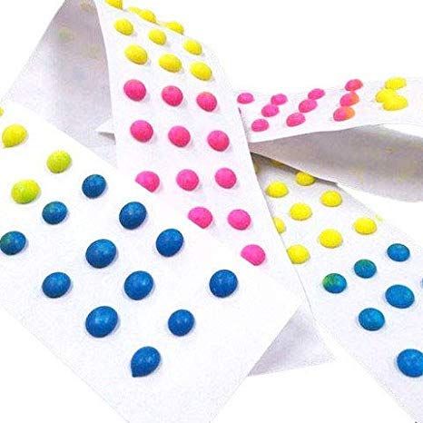 Amazon.com : CrazyOutlet Candy Buttons Strips Retro Candy, One Pound Pack, 60 Count : Grocery & Gourmet Food 80s Candy, Old School Candy, Willy Wonka Party, Candy Striper, Candy Buttons, Dots Candy, All Candy, Retro Candy, Classic Candy