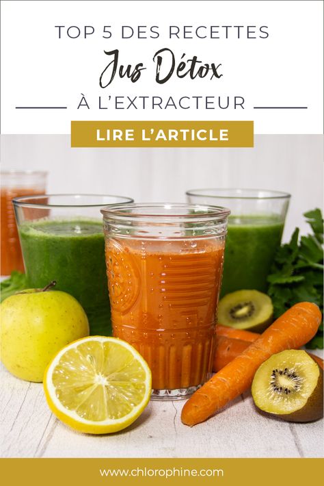 Jus et smoothies vous permettent de faire le plein de vitamines tout en gardant la ligne. Cliquez pour découvrir mes recettes de jus detox à l'extracteur.  chlorophine.com   #jusdetox #extracteur #detox Jus Detox, Smoothie Detox, Detox Plan, Baking Soda Uses, Detoxify Your Body, Body Detox, Detox Your Body, Healthy Juices, Fat Burning Drinks