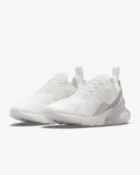 Nike Air Max 270 Women's Shoes. Nike.com Nike Air Max 270 Women, Cute Running Shoes, Nike 270, White Nike Shoes, Preppy Shoes, Cute Nike Shoes, Nike Brand, Air Max Women, Cute Nikes