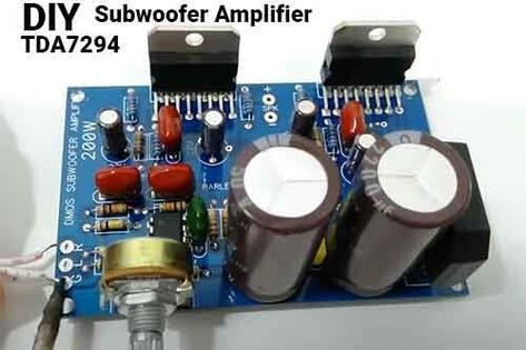 DiY TDA7294 Subwoofer Amplifier this post serve Full Schematic Of Subwoofer Amp and PCB Layout Single and double layer, do it yourself! Tda7294 Subwoofer Amplifier, Subwoofer Amplifier Circuit Diagram, Diy Subwoofer Box, Diy Subwoofer, Subwoofer Box Design, Diy Amplifier, Car Audio Amplifier, Subwoofer Amplifier, Electric Circuit