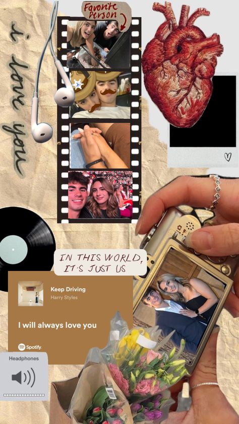 #myfirstshuffle #love #boyfriend #collage #aesthetic Diy Photo Collage Gift, Boyfriend Collage, Photo Collage Diy, Aesthetic Shuffles, Love Scrapbook, Photo Collage Gift, Boyfriend Wallpaper, Love Backgrounds, Painting Gift