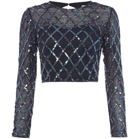 Lace and Beads Diamond Embellished Top ($49) ❤ liked on Polyvore featuring tops, crop top, sale women tops, crop tops, lace tops, beaded crop tops, blue top and embellished crop top Beaded Top Outfit, Lace And Beads, Embellished Crop Top, Blue Lace Top, Estilo Indie, Lacy Tops, Indian Saree Blouses Designs, Unique Blouse Designs, Saree Blouse Designs Latest