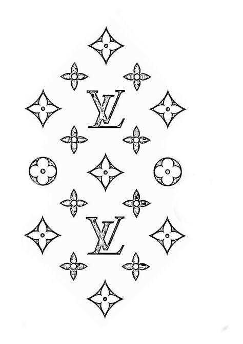 Louis Vuitton Tattoo Design, Louis Vuitton Tattoo For Men, Simple Stencil Tattoo Ideas Men, Lv Tattoo Louis Vuitton, Louis Vuitton Tattoo Ideas, Simple Tattoos Men With Meaning, Lv Tattoo, Coach Wallpaper, Chanel Tattoo