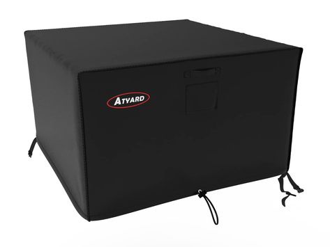 PRICES MAY VARY. Fits square fire pits up to 40”L x 40”W, cover is 24” high . Adjustable draw-string tightens easily resulting in a custom-like fit. Made of premium quality fabric, the fire pit cover is lightweight but waterproof and durable, protects your fire pit against rain, snow, sun, dirt and won't crack in the cold. Fits for Fire Sense, Hamtpon Bay, Sunnydaze, Endless summer, Cobraco, Pavestone, Pleasant Hearth, Esschert Design, Sunjoy, Hiland Gas Firepit Models or other fire pits.Ensures Firepit Furniture, Fire Cover, Square Fire Pit, Fire Pit Cover, Gas Fire Pit, Cold Fits, Gas Fire, Fire Pit Patio, Outdoor Heating