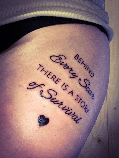 Strong Quotes For Tattoos, Beautiful Quotes Tattoo For Women, Womens Tattoo Quotes, Pretty Quote Tattoos, Inspiring Quotes Tattoos For Women, Big Tattoos For Women Meaningful, Tattoo Ideas Female Meaningful Quotes Words, We Got This Tattoo, Strength Quote Tattoo