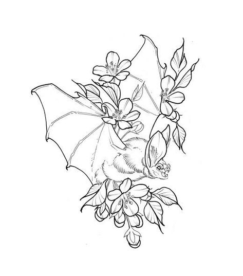 Thestral Tattoo, Donkey Tattoo, Watercolor Japanese, Bats Tattoo Design, Learn To Tattoo, Beginner Tattoos, Bat Tattoo, Sketch Tattoo Design, Tattoos Art