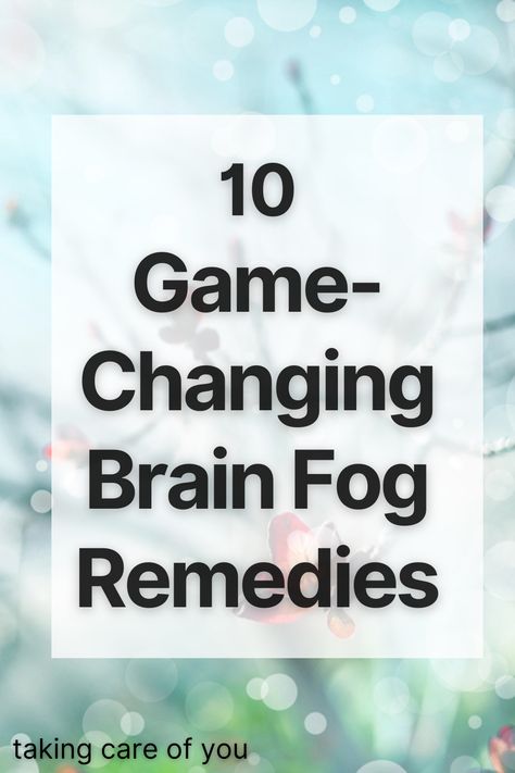 Struggling with perimenopause brain fog? Discover 10 game-changing tips to help clear your mind and boost your cognitive function. Say goodbye to forgetfulness and hello to mental clarity with these brain fog busters! #perimenopause #brainfog #menopause #mentalclarity" Brain Fog Supplements, Brain Fog Remedies, Clear Brain Fog, Foggy Brain, Brain Tricks, Deep Breathing Exercises, Mental Energy, Improve Focus, Clear Your Mind