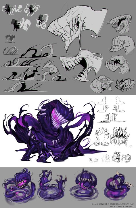 ArtStation - Orphea Concept Art, Oscar Vega Slime Art Reference, Monster Creature Concept Art, Teeth Monster Art, Magical Eyes Art, Slime Creature Concept Art, Concept Design Character, Slime Monster Concept Art, Slime Creature Art, Slime Art Drawing