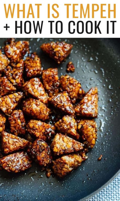 The best marinated tempeh recipe, tempeh cooking tips and loads of vegan recipes that prove tempeh can be absolutely delicious and healthy. Recipes Using Tempeh, Vegan Recipes With Tempeh, Marinated Tempeh Recipes, Best Tempeh Recipes, Tempeh Recipes Easy, Recipes With Tempeh, Healthy Tempeh Recipes, Tempeh Breakfast Recipes, Tempeh Ramen