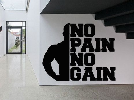 Finished Basement Gym, Gains Quote, Gym Design Interior, Gym Wall Decor, Quotes For Motivation, Gym Wall Decal, Muscle Building Tips, Basement Gym, Gym Room At Home