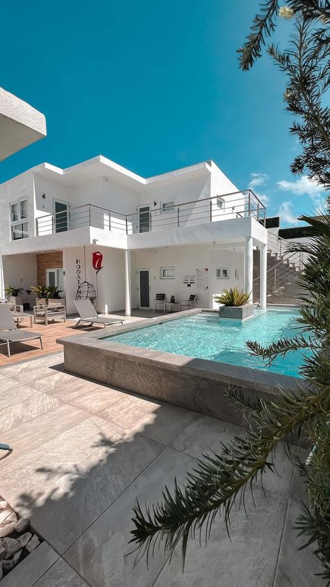 Puerto Rico Airbnb, Ocean Park Puerto Rico, House In Puerto Rico, Puerto Rico House, Gated Entrance, Beautiful Property, Ocean Park, Backyard Pool Designs, San Juan Puerto Rico