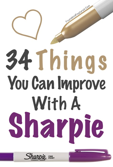 DIY...If you think Sharpies are just for writing, youll want to check out these awesome projects! Sharpie Projects, Sharpie Crafts, Sharpie Pens, Sharpie Art, Crafty Craft, Cool Diy Projects, Fun Diy, Duct Tape, What Happens When You