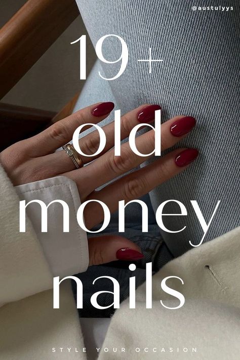 Ready for a manicure makeover? Get inspired with the latest nail trends and designs for 2024! From vibrant hues to delicate details, these nails will keep you looking polished and trendy. 💖 Perfect for any occasion, find the style that speaks to you and step up your nail game this year. Explore more now! #NailInspo #ManicureTrends #StylishNails Old Money Nails, Sophisticated Nails, Money Nails, Nails Elegant, Elegant Nail Designs, Nude Nail Designs, Classic French Manicure, Casual Nails, Red Nail Designs