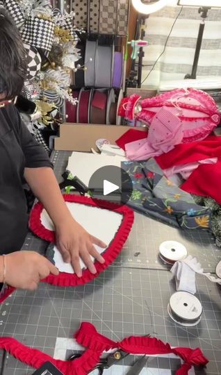 237K views · 2.8K reactions | Let’s make a Valentines Heart wreath attachment! Remember that you can make this in any fabric. Let your imagination run wild . | By Designs by Jordan | Facebook Wreath Attachment Patterns, Diy Wreath Attachments, Sew Wreath, Heart Wreath Craft, Wreath Attachments, Wreath Attachment, Heart Wreath, Foam Sheets, Valentine Heart