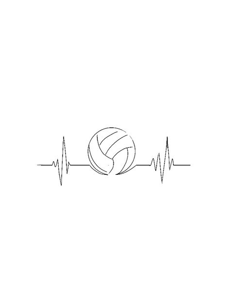 Volleyball Ball Drawing, Volleyball Tattoo Ideas, Volleyball Drawings, Chilli Tattoo, Volleyball Tattoo, Aesthetic Volleyball, Volleyball Decor, Volleyball Drawing, Volleyball Logo