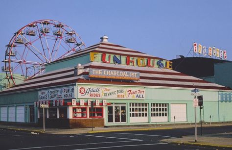 Palace Amusements, Asbury Park, New Jersey – Legends of America Beach Carnival, Googie Architecture, Diy Cabinet, Art Prints Vintage, Vintage Vacation, East Coast Road Trip, Ocean Grove, Framed Jersey, Historical Museum