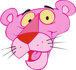 pink panther face Logo Vector Panther Face, Pink Panther Cartoon, Pink Panter, Panther Logo, Cartoon Car, Pink Panther, Face Logo, Car Bumper Stickers, Pink Panthers