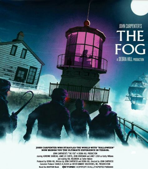 John Carpenter's The Fog (1980) Full Mon, Film Horror, Horror Posters, John Carpenter, Horror Movie Art, Horror Movie Posters, Movie Poster Art, Vintage Horror, Film Art