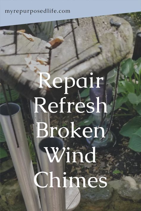 save the wind chimes How to restring and repair your favorite wind chimes. Tips for painting, and repairing.#MyRepurposedLife #repurposed #outdoors #windchime via @repurposedlife Wooden Bowls Diy, Deep Tone Wind Chimes, Wooden Wind Chimes, Make Wind Chimes, Wind Chimes Homemade, Recycling Projects, Tips For Painting, Repurposing Ideas, Wind Catcher