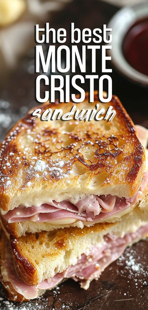 Monte Cristo Sandwich [20 Minutes] – Chasety Monte Cristo Sandwich Easy, Monte Cristo Breakfast Sandwich, Monte Carlo Sandwich, Homemade Monte Cristo, Baked Monte Cristo Sandwich, Monte Christo Sandwiches Recipe, Turkey Monte Cristo Sandwich, Montecristo Sandwich Recipe, Easy Monte Cristo Sandwich