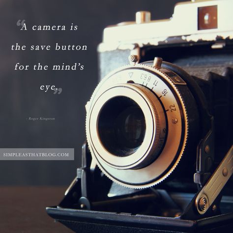 12 Quotes to Inspire your Photography Journey // A camera is the save button for the mind's eye. - Roger Kinston Photography Inspiration Quotes, Quotes Memories, Camera Quotes, Photographer Quotes, Now Quotes, The Mind's Eye, Photography Quotes, Photography Journey, Quotes About Photography