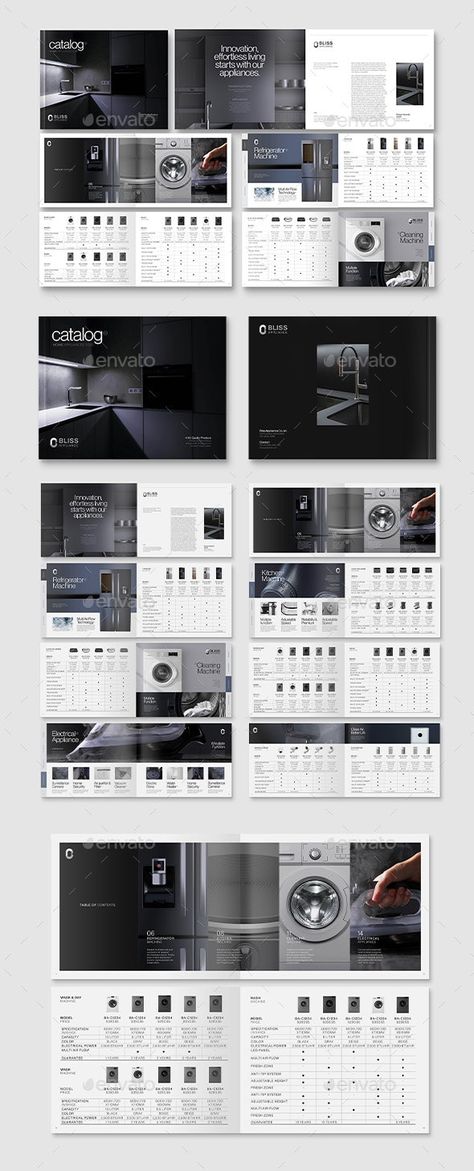 Landscape Home Appliance Catalog - Catalogs Brochures Catalog Template, Notebook Ideas, Home Appliance, Catalog Design, Brochure Design, Design Templates, Design Template, Home Appliances, Notebook