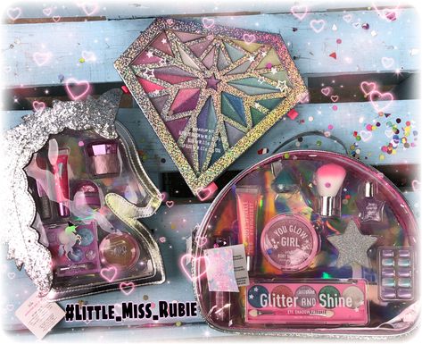 Justice Makeup, Shine Makeup, Makeup Sets, Cosmetic Sets, Kids Makeup, Makeup For Teens, Birthday Surprise Party, Surprise Party, Barbie Accessories