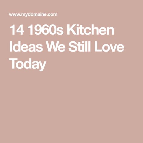 14 1960s Kitchen Ideas We Still Love Today Sixties Kitchen, 1960s Tile, 1980 Kitchen, 1960 Kitchen, 1960’s Kitchen, 60s Kitchen, Retro Teapot, 1960s Kitchen, 70s Kitchen