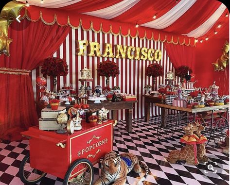 Adult Circus Party, Carnival Wedding Theme, Circus Party Decorations, Circus Birthday Party Theme, Circus Carnival Party, Halloween Circus, Circus Wedding, Circus Decorations, Circus Theme Party