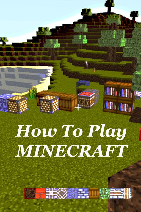 Minecraft For Beginners, Minecraft Beginner Tips, Playing Minecraft, Play Minecraft, Build A House, Minecraft Characters, How To Play Minecraft, How To Set Up, How To Build