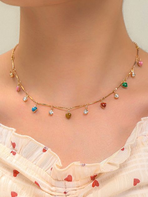 Helix Jewelry, Sport Clothing, Heart Charm Necklace, Antique Jewellery Designs, Gold Jewelry Simple Necklace, Diamond Necklace Designs, Beaded Jewels, Luxury Wear, Spring Wear