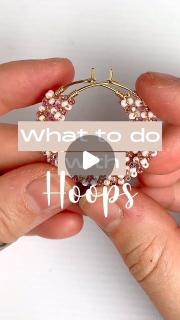 The Wholeness Shop | Cheyenne on Instagram: "✨But wait, there’s more…✨

These wire wrapped beaded hoop earrings are the perfect gateway project to get over beginner nerves and start making beautiful beaded creations!

If you’ve been putting off starting, this is the perfect project for you 🥰

AND I have a free full length tutorial waiting for you where I walk you step by step through everything you need to know! 🤩

Comment how long you’ve been beading (or how long you’ve been thinking about starting) and I’ll DM you the link 😉

#beadwork #artistmaker #craftingtutorial #beadedjewlery #beadingtutorial #beadedearrings #craftersgonnacraft #beadedhoops #learntobead #makeyourownjewelry #beadweaving #beading #diycrafts #seedbeadjewelry" Diy Hoop Earrings Tutorials, Beaded Loop Earrings, How To Make Hoop Earrings, Hoop Earrings Diy, Beaded Jewlery, Beading Tutorial, Make Your Own Jewelry, Loop Earrings, Earring Tutorial