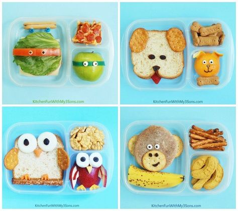 Fun Kid Lunch, Fun School Lunches, Toddler Lunch Box, Bento Box Lunch For Kids, Kindergarten Lunch, Kids Packed Lunch, Toddler Nutrition, Preschool Lunch, Bento Kids