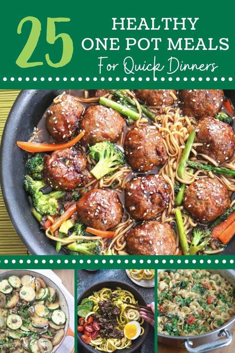 Easy One Pot Healthy Dinners, Easy Dinners One Pot, One Pot Hearty Meals, Ww One Pan Dinners, Easy One Pot Dinners For Two, One Oven Pan Dinners, Healthy Dinner Recipes One Pot, One Skillet Healthy Dinners, Quick Midweek Dinners