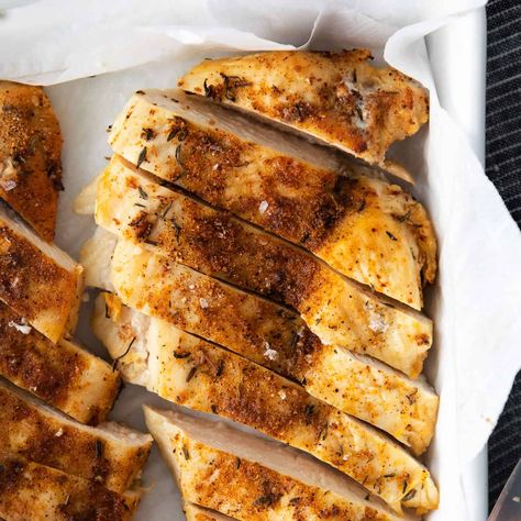 Flavorful Chicken Breast Recipes, Balsamic Chicken Marinades, Air Fryer Chicken Breast, Easy Chicken Marinade, Baked Potato Salad, Fit Foodie Finds, Honey Sesame Chicken, Pan Seared Chicken, Air Fryer Chicken Wings