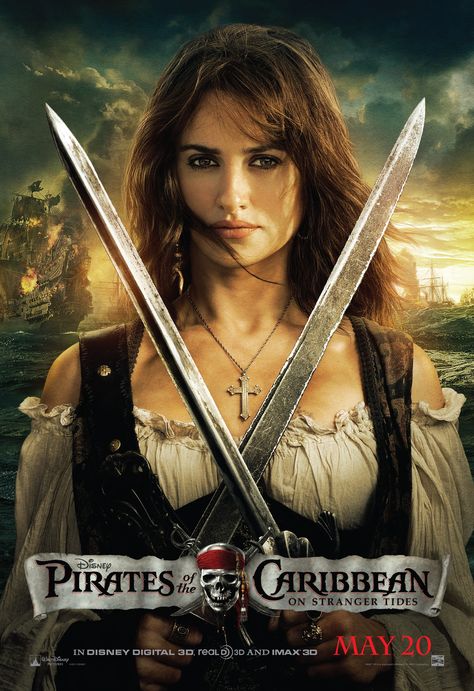 Angelica Corp Perfect, Kaptan Jack Sparrow, Long John Silver, On Stranger Tides, Navi A Vela, Zombie Land, The Lone Ranger, Film Disney, Pirate Woman