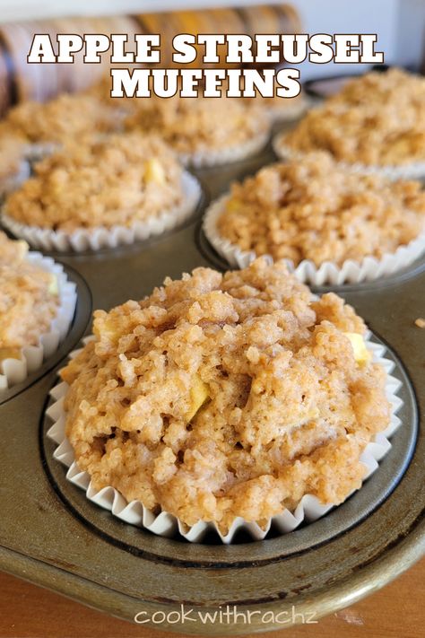 Apple streusel muffins are a delightful and delicious baked treat that combines the flavors of sweet, moist muffins with a crunchy, crumbly streusel topping Apple Muffins Recipes Easy, Spiced Muffins, Apple Crumble Muffins, Apple Streusel Muffins, Streusel Topping Recipe, Baked Muffins, Mixed Berry Muffins, Apple Muffin Recipes, Apple Streusel