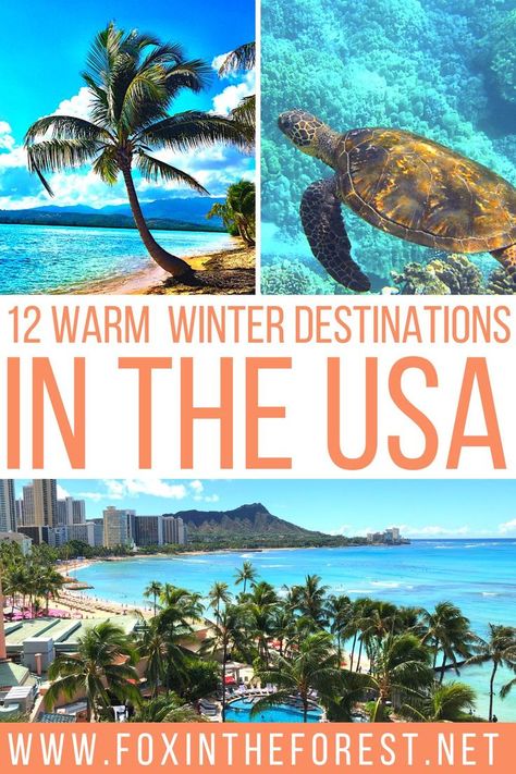 12 Incredible Warm Winter Destinations in the USA + Secret Expert Tips Vacations In The United States, Places To Visit In December, Winter Family Vacations, Best Places To Vacation, North America Travel Destinations, Nevada Travel, Travel Bucket List Usa, Utah Travel, Winter Destinations