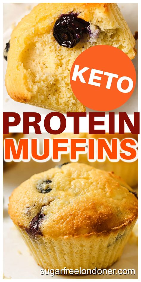 Protein Muffins Protein Powder Zucchini Muffins, Protein Muffins Low Carb, Protein Muffin Recipe, Protein Powder Muffins, High Protein Muffins, Chocolate Protein Muffins, Baking With Protein Powder, Protein Muffin Recipes, Low Carb Protein Bars