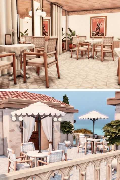 Created for: The Sims 4

Community Lot.
Restaurant.
20 x 20 lot in Tartosa.
2 Bathrooms.
$79,191

No Custom Content is required for this Restaurant.

Download @ https://www.thesimsresource.com/downloads/1707633 Sims 4 Bar Layout, Sims 4 Restaurant Interior, Sims 4 Bakery Lot, Sims 4 Tartosa Restaurant, Sims 4 Brunch Restaurant, Sims 4 Italian Restaurant, Sims4 Restaurant, Sims 4 Restaurant Cc, Restaurant Sims 4