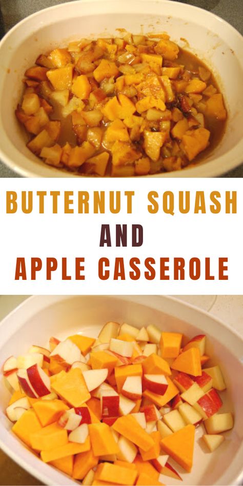 Squash Apple Casserole, Butternut Squash And Apple Casserole, Squash Apple Bake, Apple Butternut Squash Recipes, Squash Recipes For Thanksgiving, Gluten Free Butternut Squash Recipes, Thanksgiving Squash Sides, Butternut Squash And Apple Recipes, Pumpkin Casserole Recipes