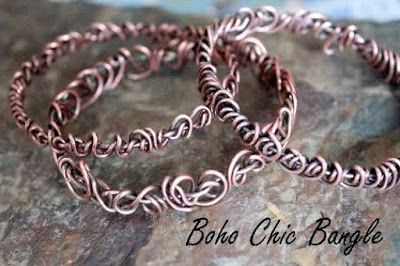 Wire Wrapped Bangles, Knot Bangle, Knit Bracelet, Wire Wrapped Jewelry Diy, Wire Wrapped Jewelry Tutorials, Wire Jewelry Tutorial, Wire Bangles, Copper Ring, Wire Work Jewelry